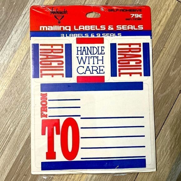 Shipping labels vintage Ambassador mailing labels and seals - Picture 4 of 4